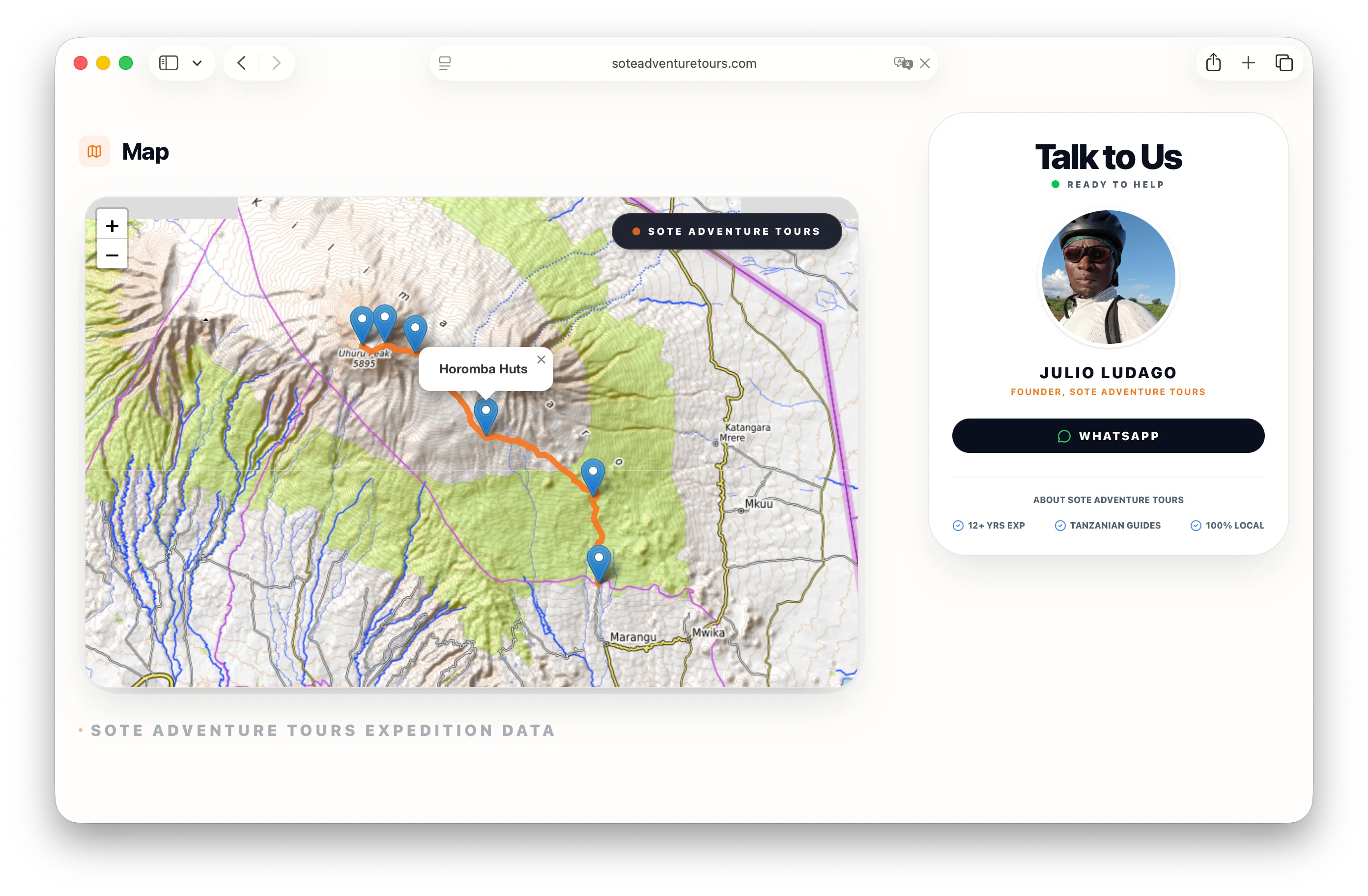 Added Interactive Trekking Maps